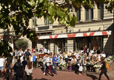 Stockholm, Sverige: Nytt utseende på restaurang Och Himlen Därtill i Stockholm 