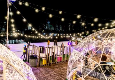 London, Storbritannien: Hett i London: Fentimans Secret Spritz Garden 
