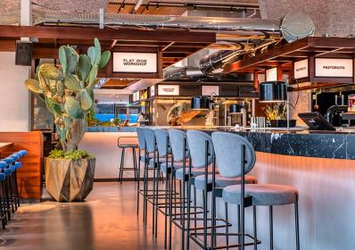 London, Storbritannien: London: Gym blev restaurang