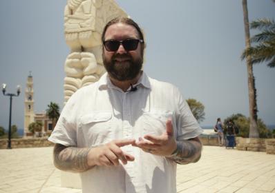 Tel Aviv, Israel: Rickard Söderberg på HBTQ-tour i Tel Aviv 