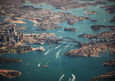 Sydney, Australien: Flygakrobatik i Sydney