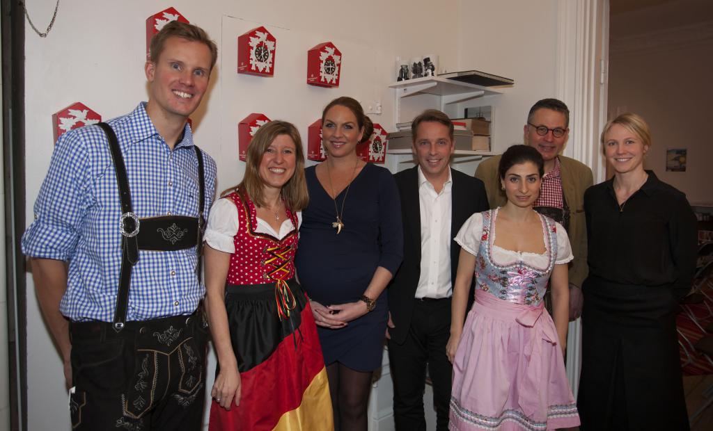 Tyskfest och smygläsning av RES – alla var där