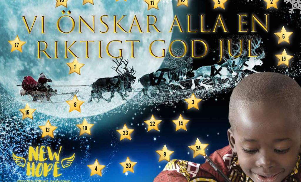 Årets adventskalender från New Hope är här