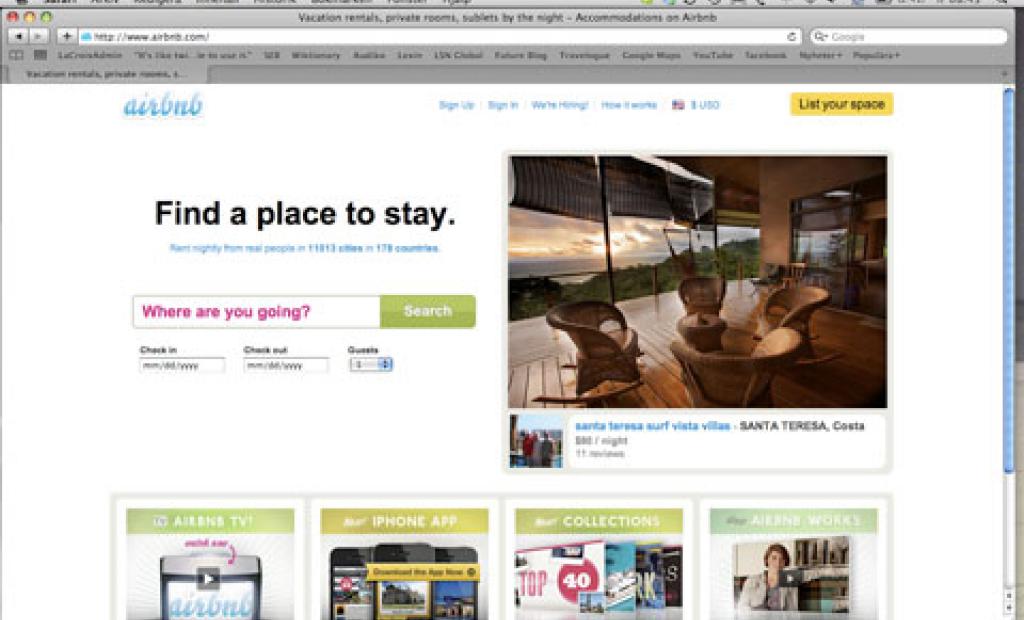 Bo hemma fast borta med AirBnB