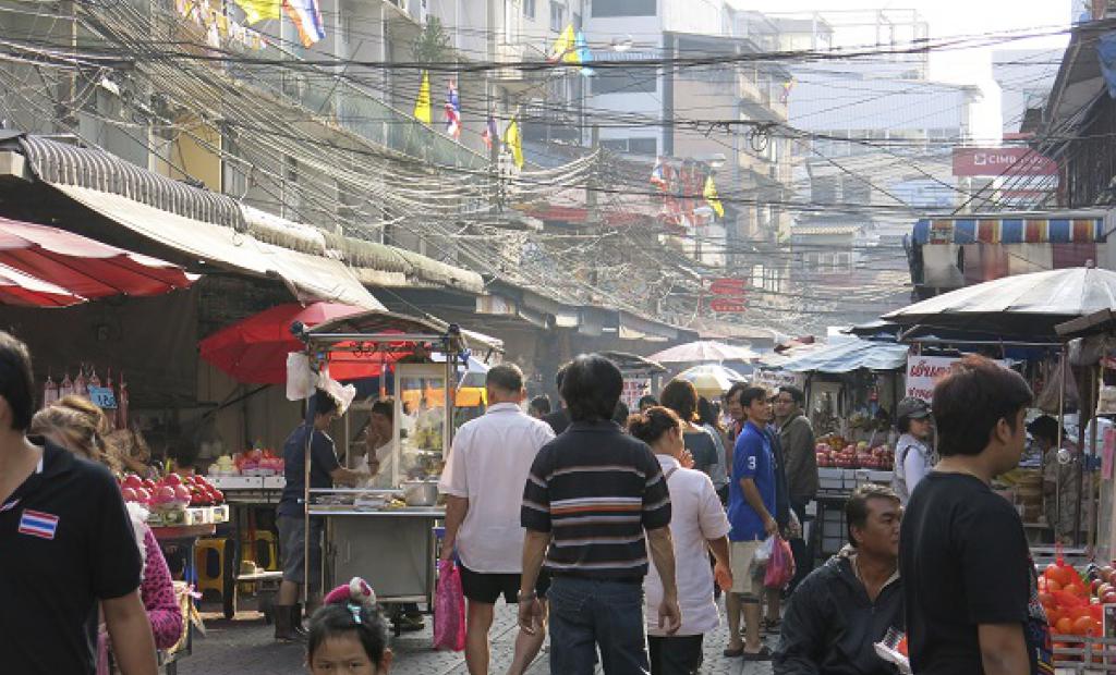 Bangkok, Thailand: Slut med street food på Bangkoks gator