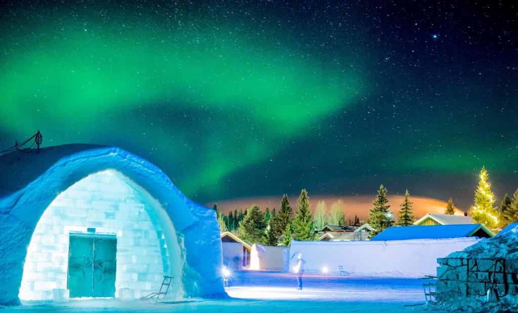 4 x spektakulära ishotell