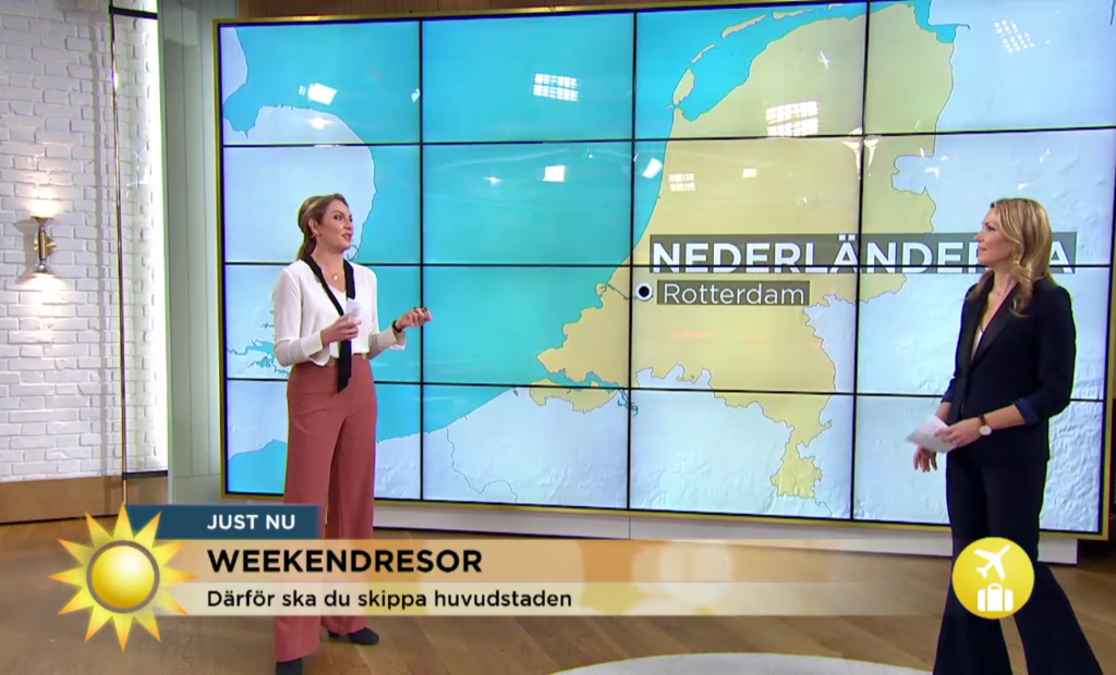 RES tipsar om weekendstäder i Nyhetsmorgon i TV4