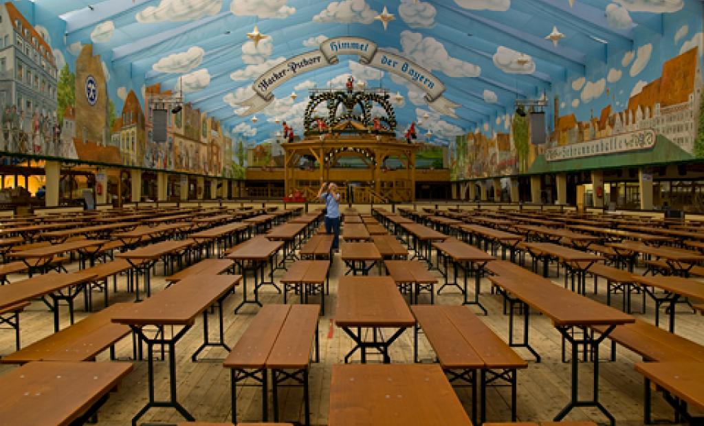 München, Tyskland: Oktoberfest i München