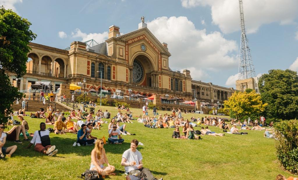 London, Storbritannien: Hett i London: Alexandra Palace 