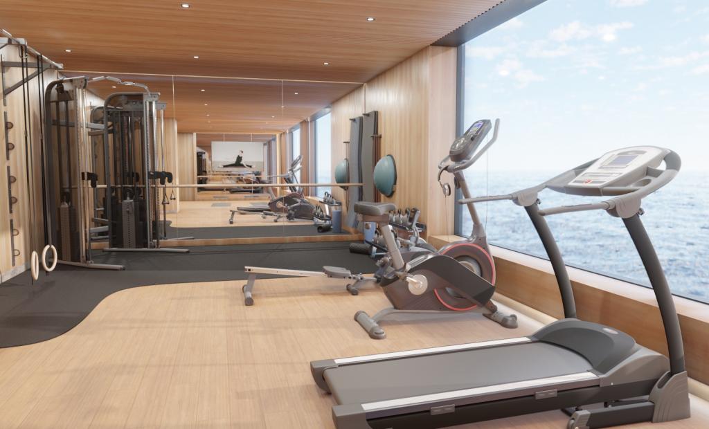 Nu kan du träna på Östersjöns första flytande gym 