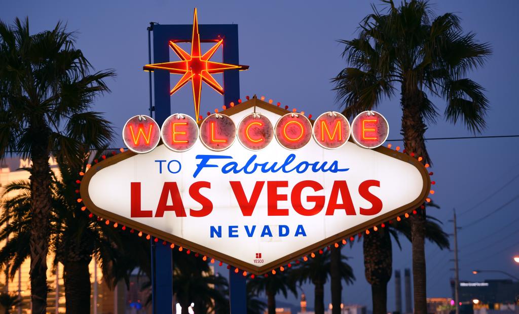 Las Vegas, USA: Las Vegas lanserar backdrops för videosamtal