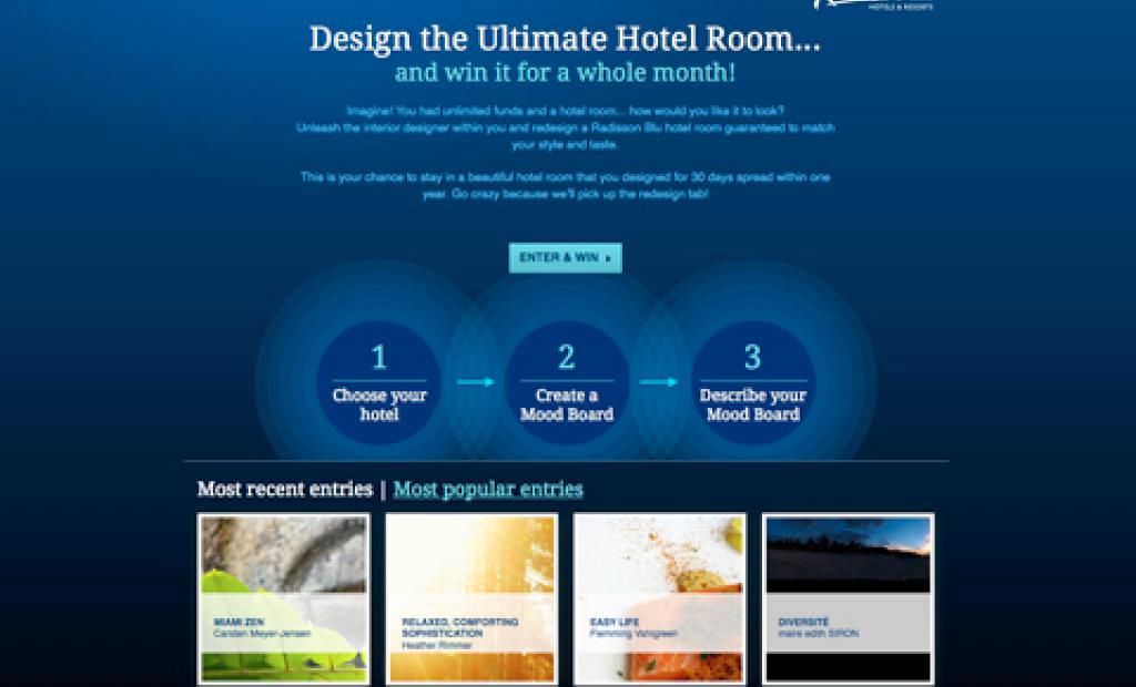 Designa och flytta in i ditt eget hotellrum på Radisson Blu